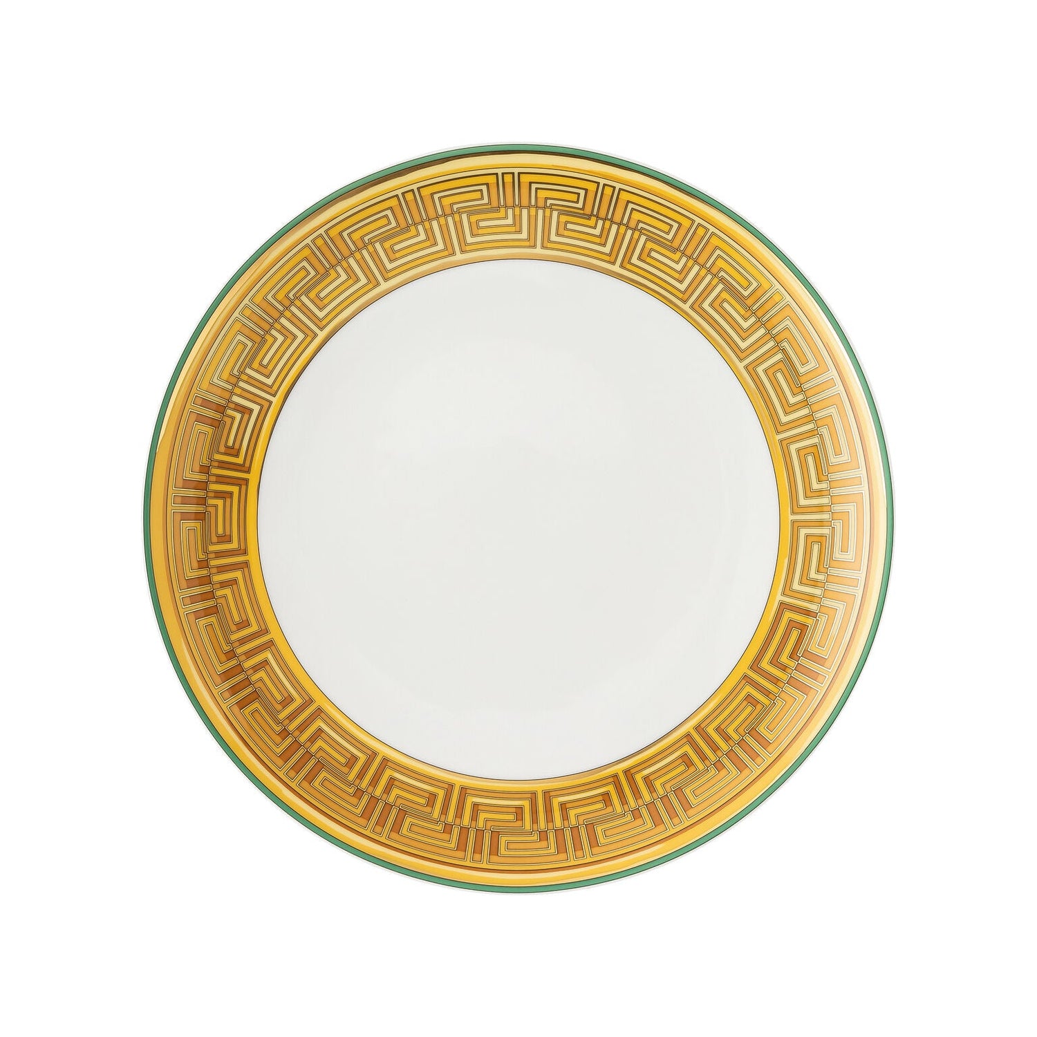 Versace Medusa Amplified Dinner Plate - Green Coin