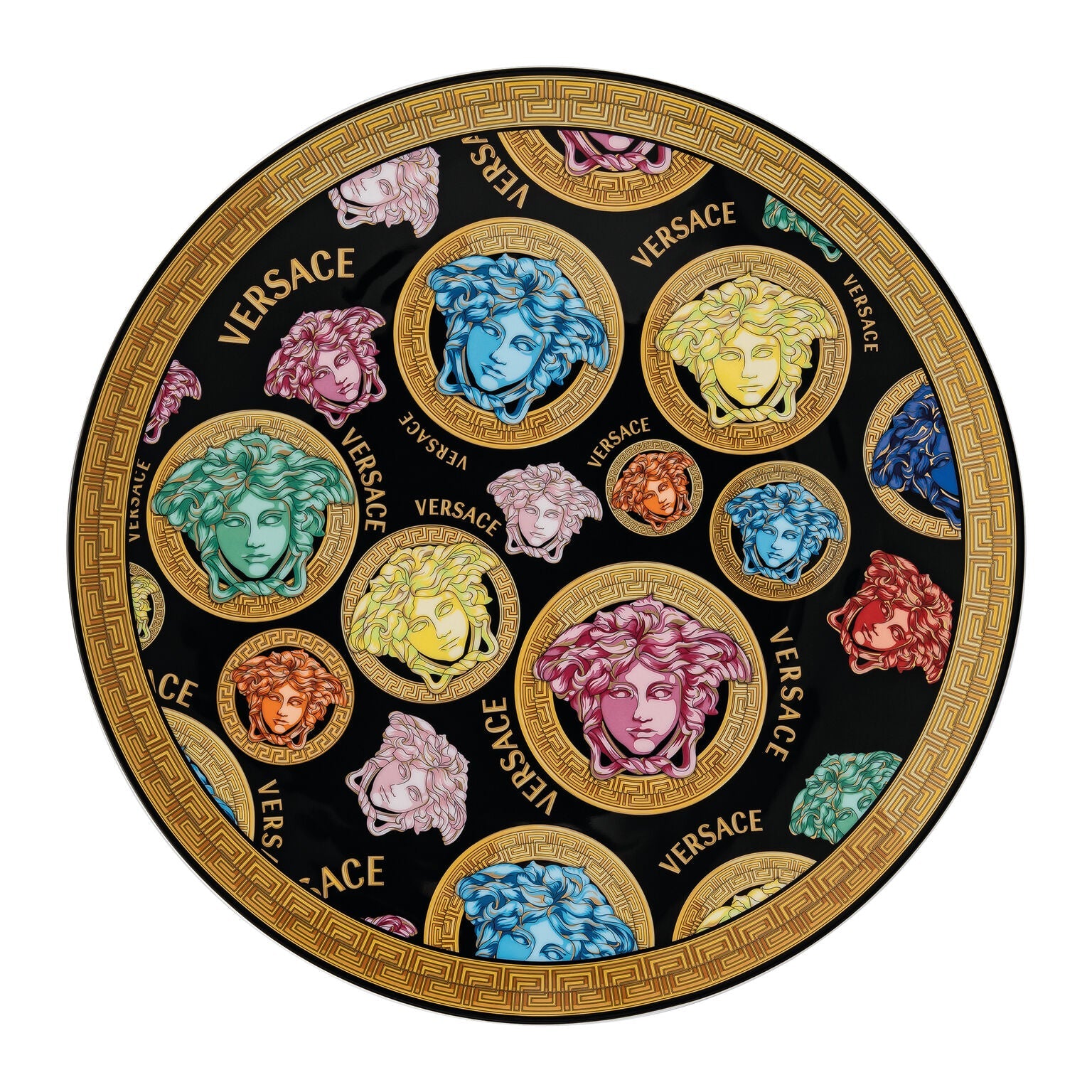 Versace Medusa Amplified Service Plate - Multicolor