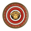 Versace Medusa Red Modern Bread & Butter Plate