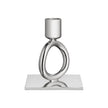 Christofle Vertigo Silver-Plated Candelabra Candlestick