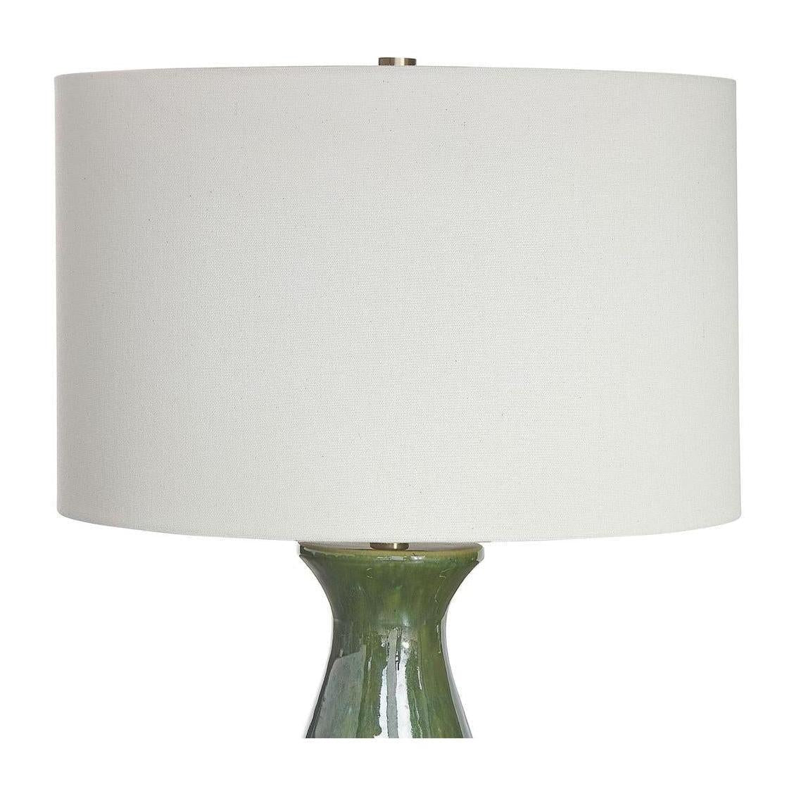 Uttermost Colestin Deep Green Table Lamp