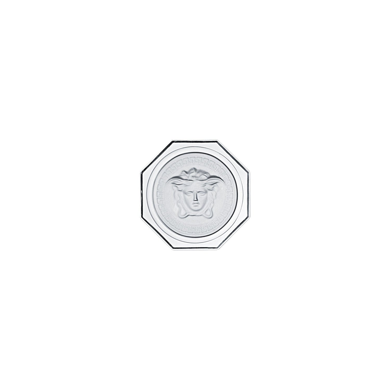 Versace Medusa Lumiere Coaster Crystal - Clear