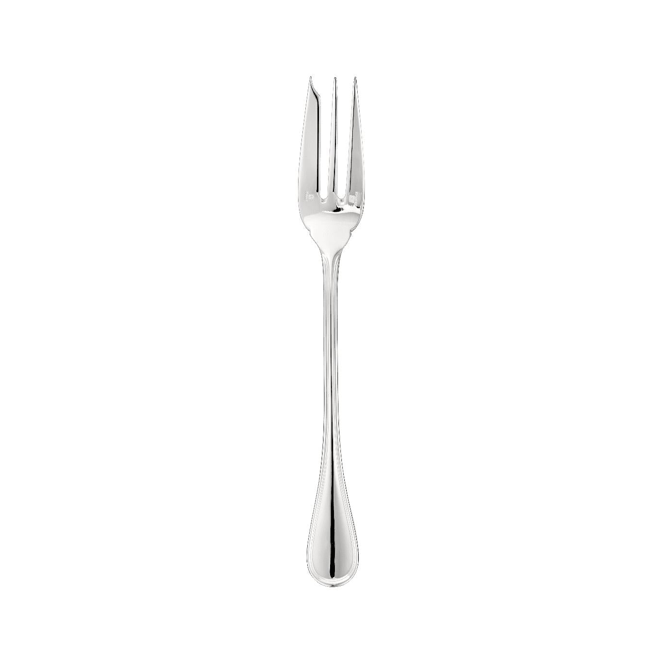 Christofle Albi Acier Stainless Steel Serving Fork