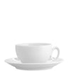 Vista Alegre Broadway White Breakfast Cup and Saucer