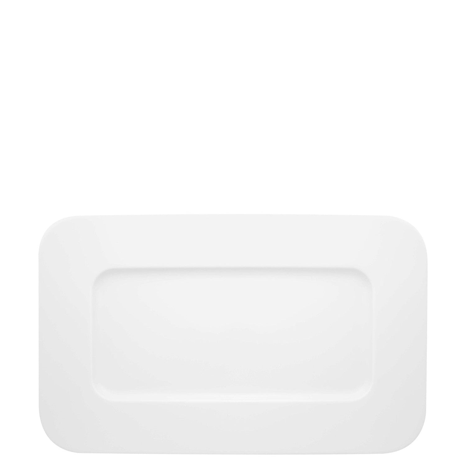 Vista Alegre Silk Road White Rectangular Plate