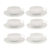 Vista Alegre Ornament Tea Cup & Saucer By Sam Baron - Set of 6