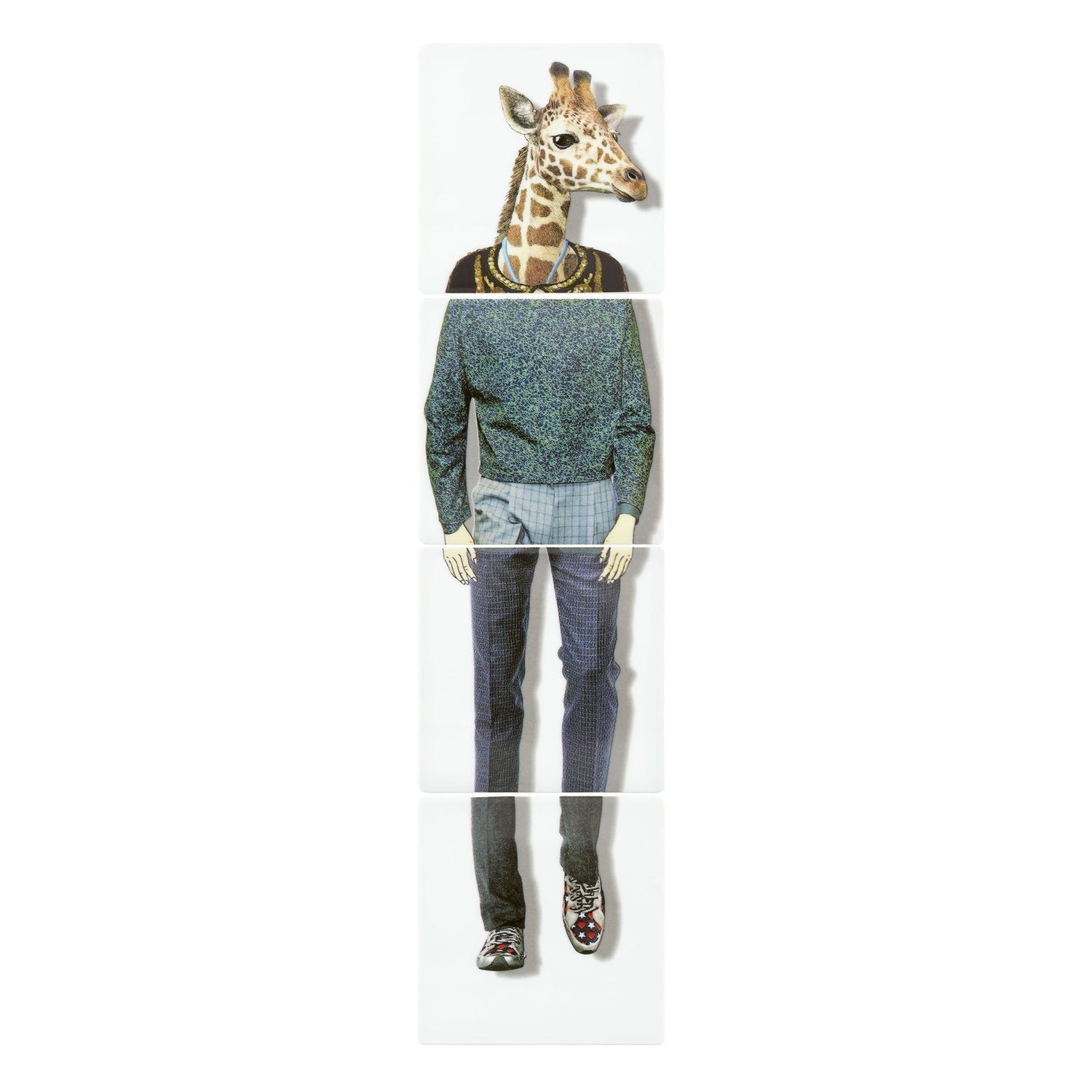 Vista Alegre Christian Lacroix - Love Who You Want Coasters Giraffe By Christian Lacroix - Set of 4
