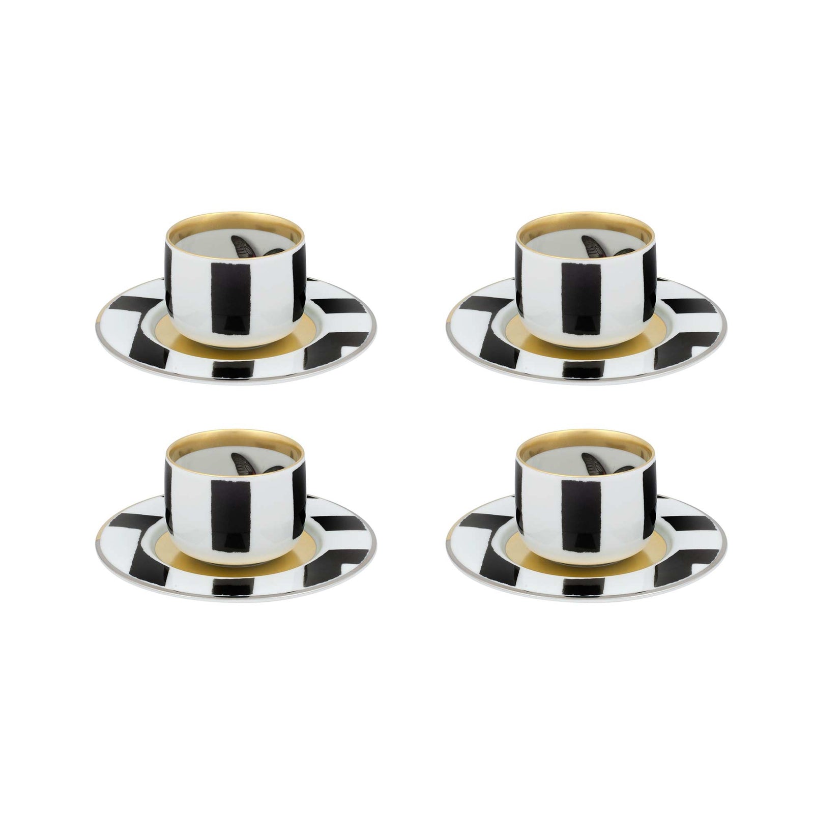 Vista Alegre Christian Lacroix - Sol Y Sombra Coffee Cup & Saucer By Christian Lacroix