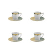 Vista Alegre Emerald Espresso Cup and Saucer