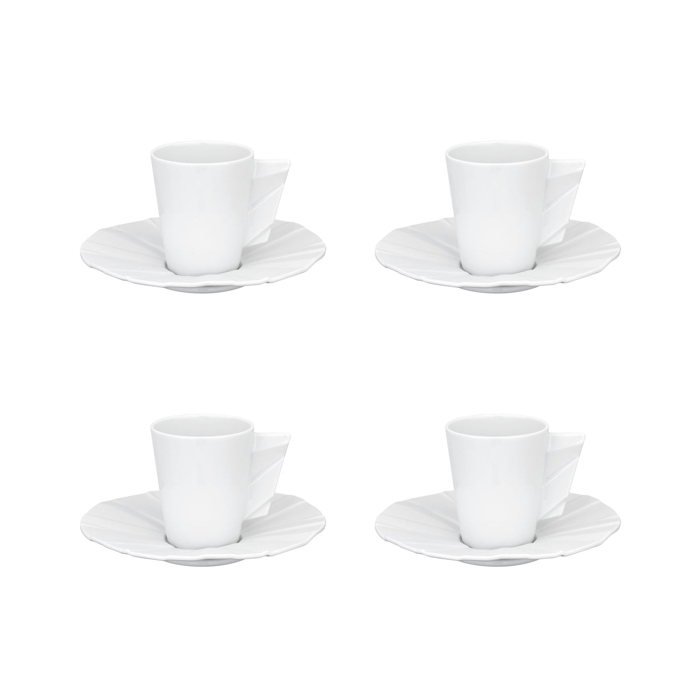 Vista Alegre Matrix Coffee Cup And Saucer By Bartek Mejor