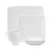 Vista Alegre Carre White Set of 4 Plate Pieces