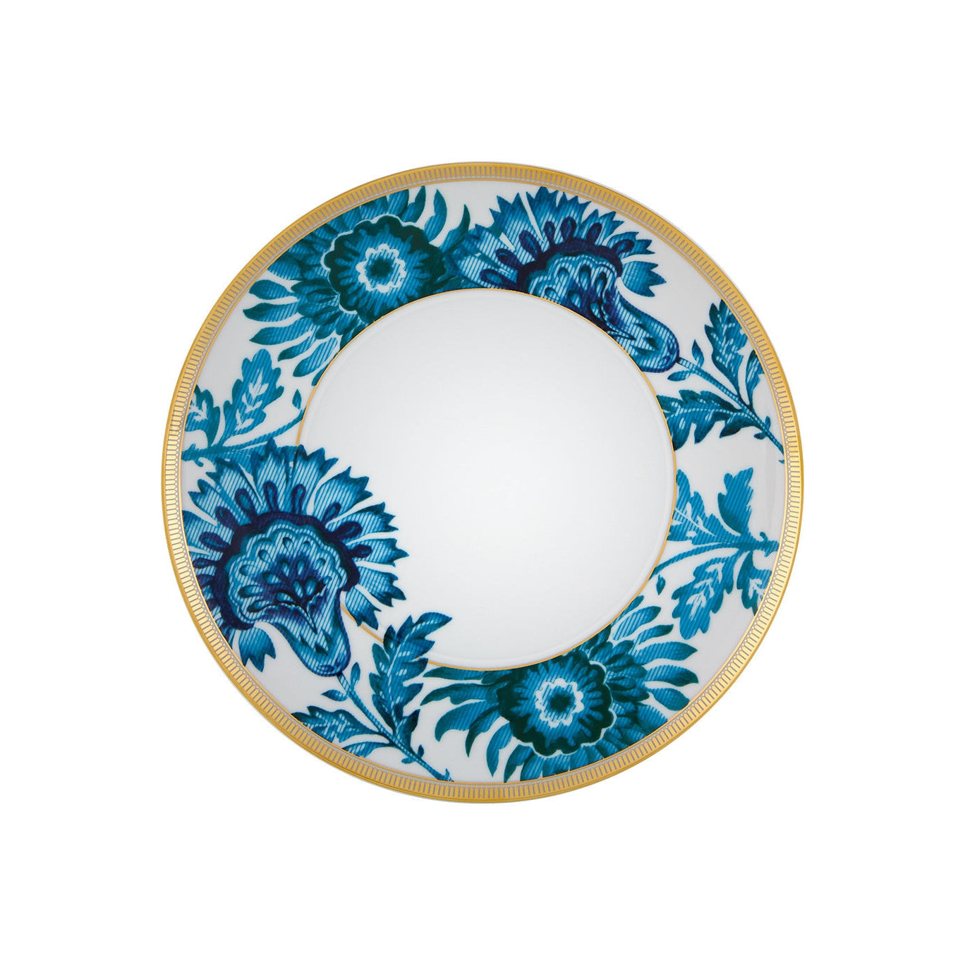 Vista Alegre Gold Exotic Dessert Plate