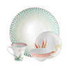 Vista Alegre Fiji Set of 4 Plate Pieces