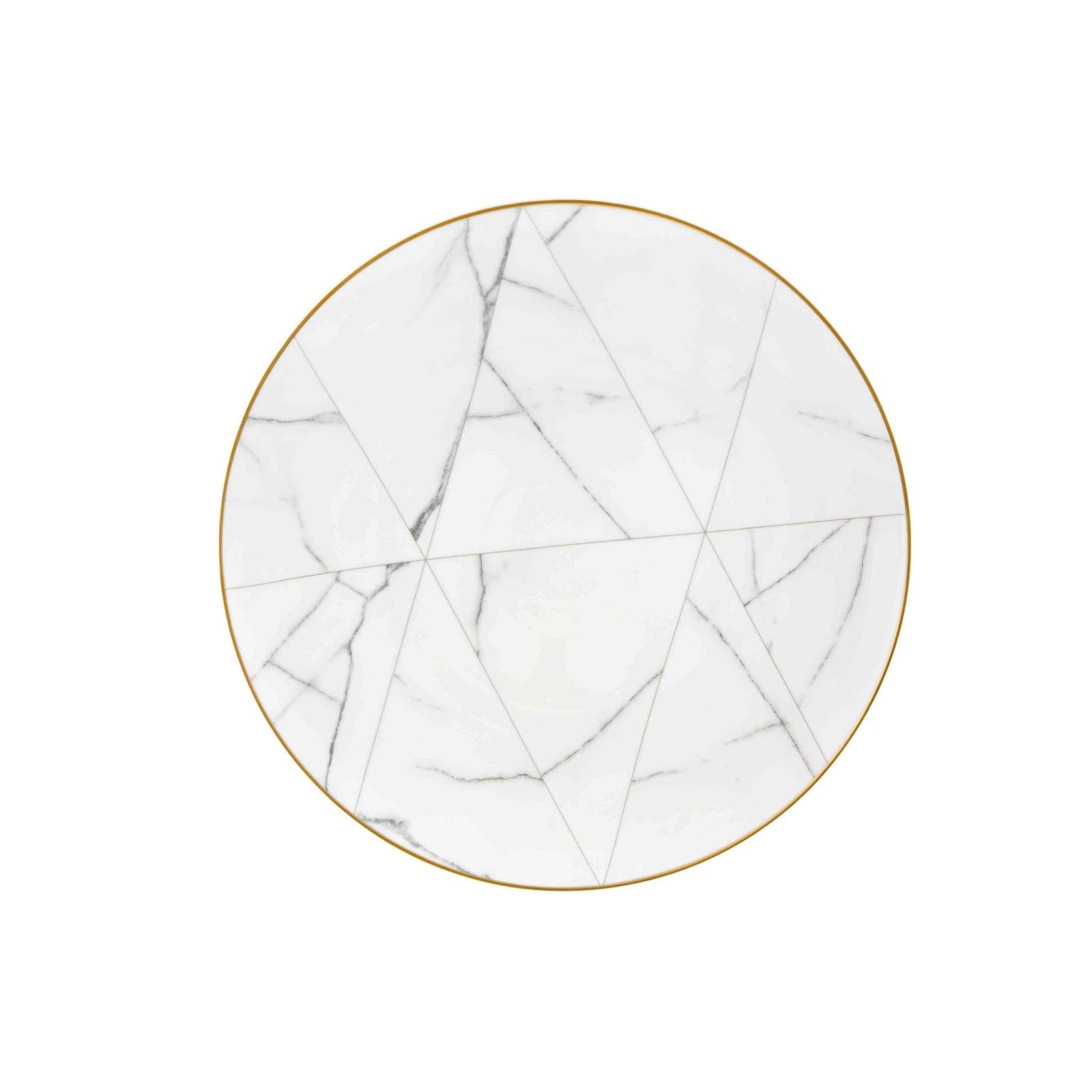 Vista Alegre Carrara Charger Plate White Marble