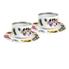 Vista Alegre Christian Lacroix - Primavera Tea Cups & Saucers By Christian Lacroix - Set of 2