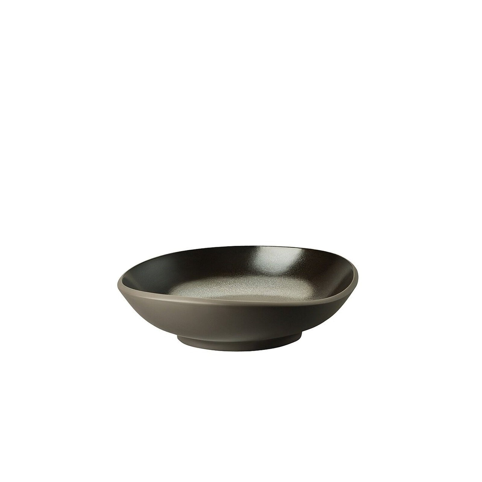 Rosenthal Junto Slate Grey Stoneware Plate Deep - 6 2/3 Inch