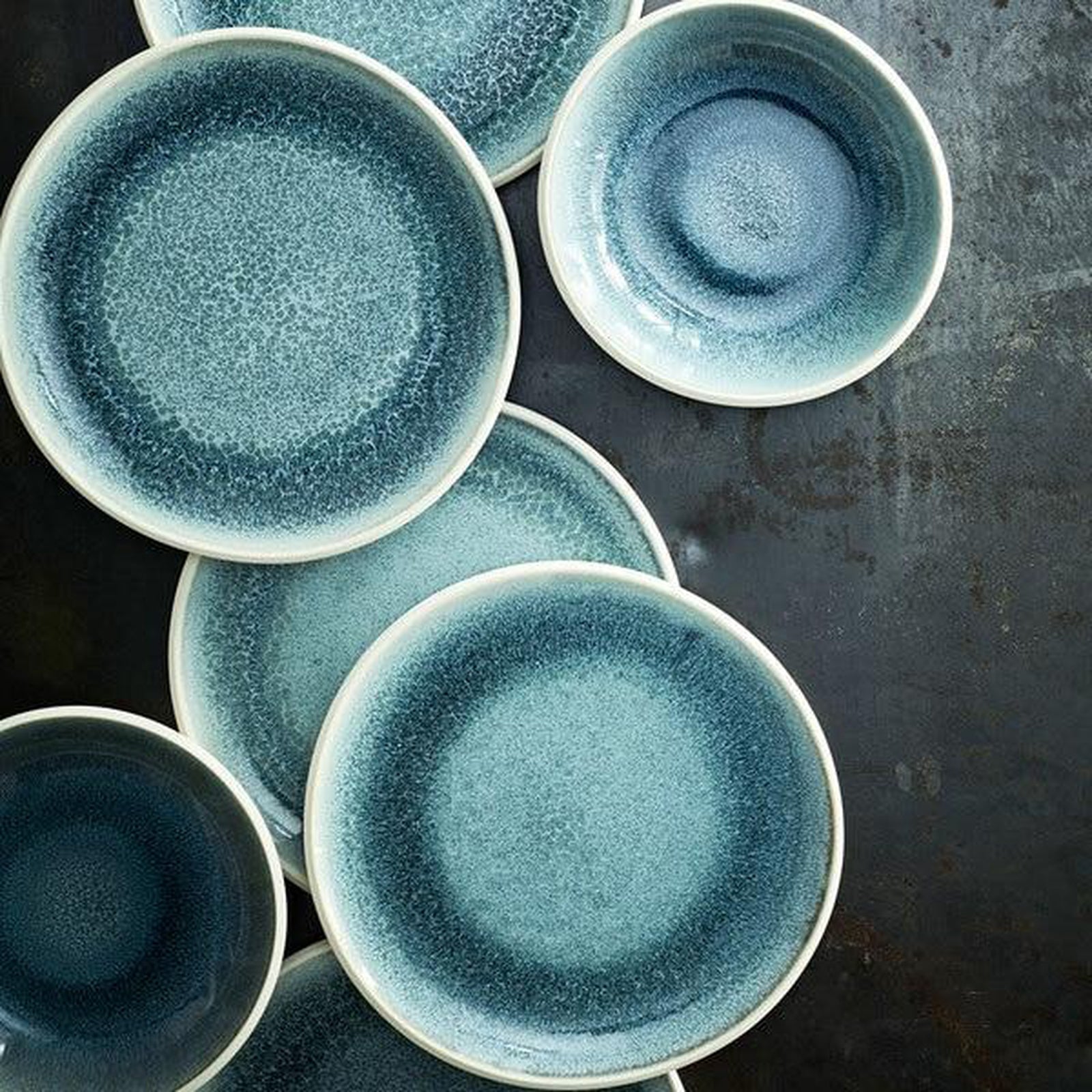 Rosenthal Junto Aquamarine Stoneware Bowl - 4 3/4 Inch