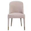 Uttermost Brie Armless Chair, Champagne Set Of 2