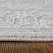 Feizy Pasha 39M5F Transitional Medallion in Ivory/Taupe/Blue