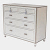 Global Views Argento Glass for Ann Gish Chest of Drawers