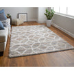 Feizy Mynka 39ICF Transitional Diamond in Tan/Taupe/Ivory