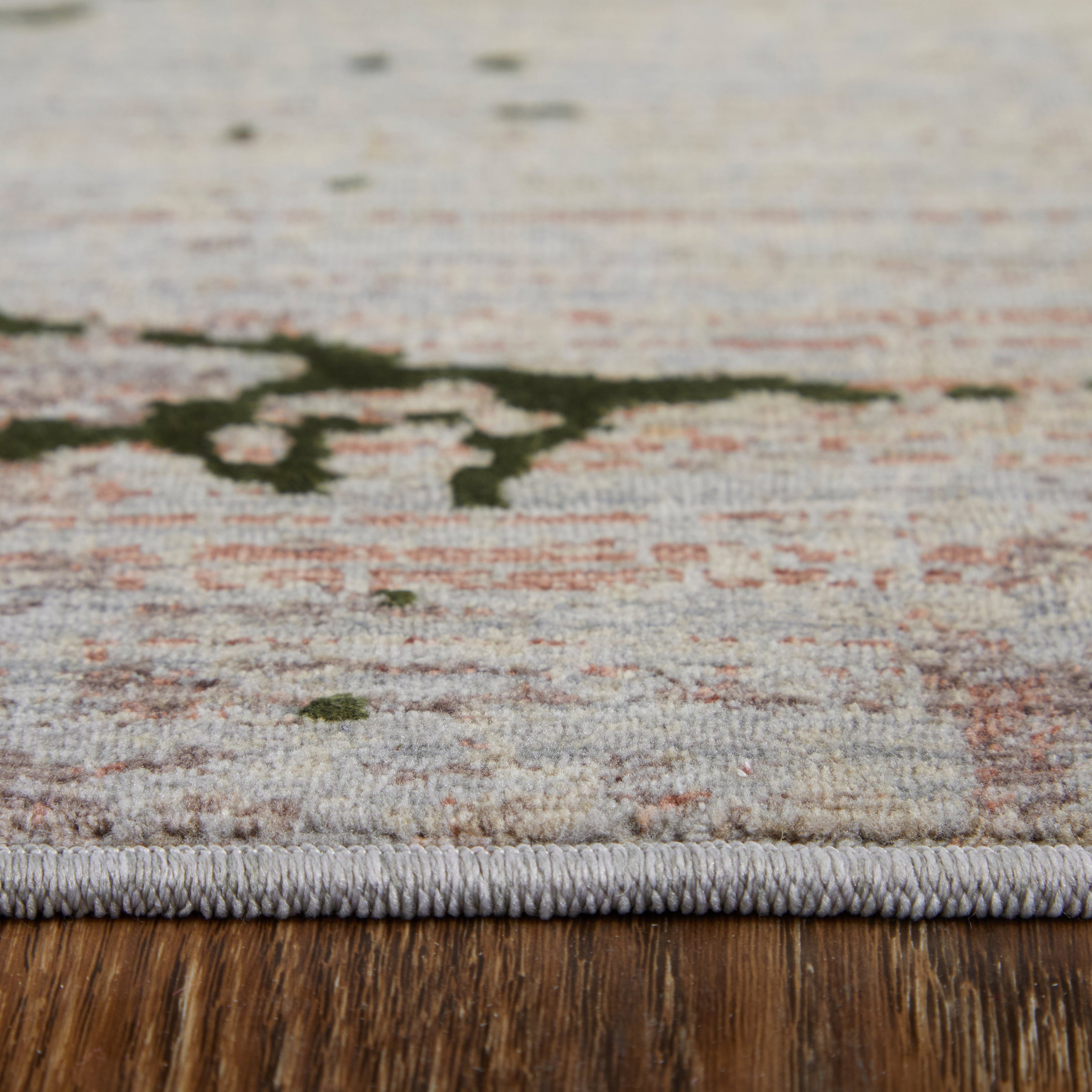 Feizy Pryor 39NEF Modern Abstract in Taupe/Green/Tan