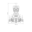 Baccarat Zénith Black Chandelier