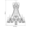 Baccarat Zénith Black Chandelier
