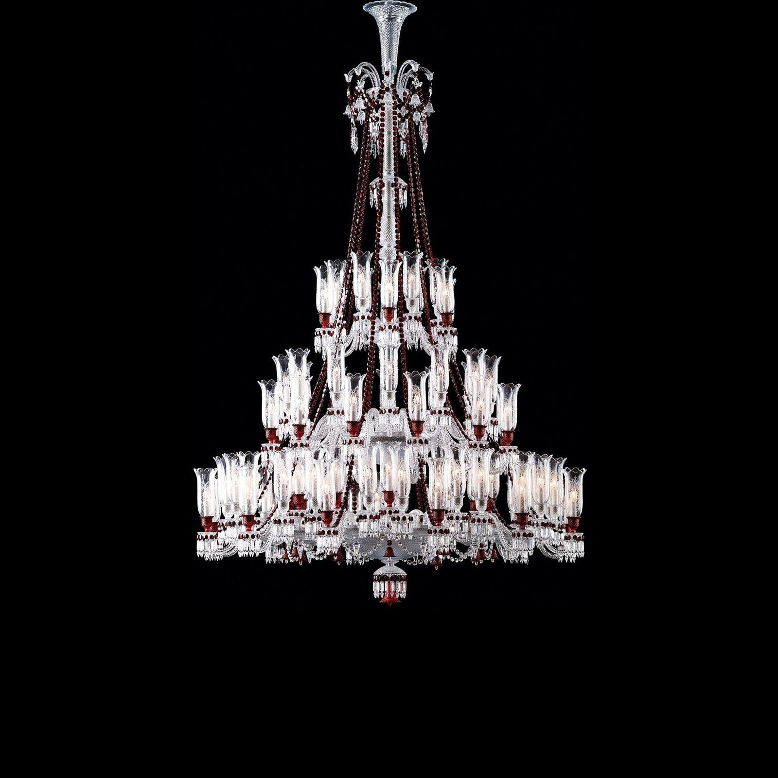 Baccarat Zénith Red Chandelier
