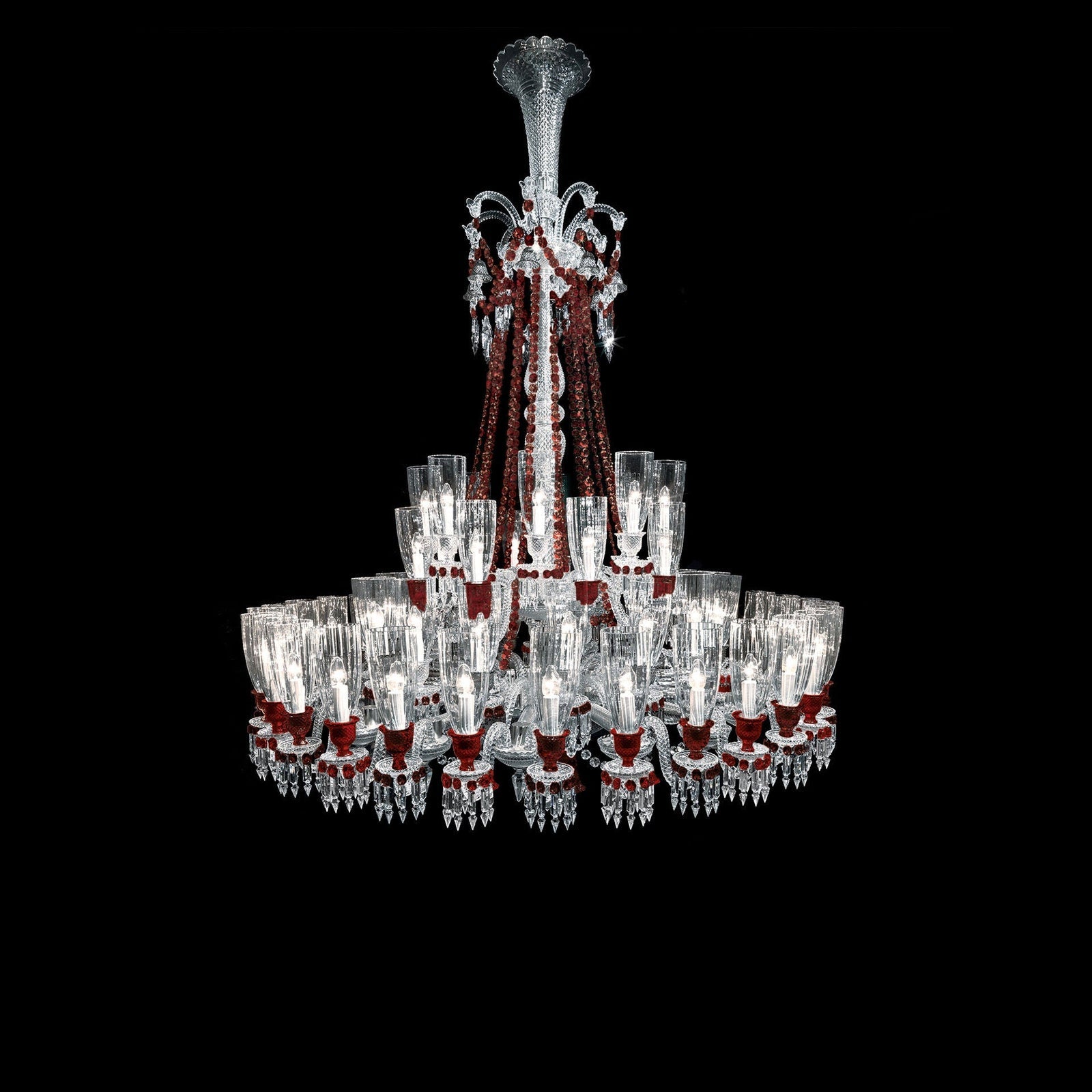 Baccarat Zénith Red Chandelier