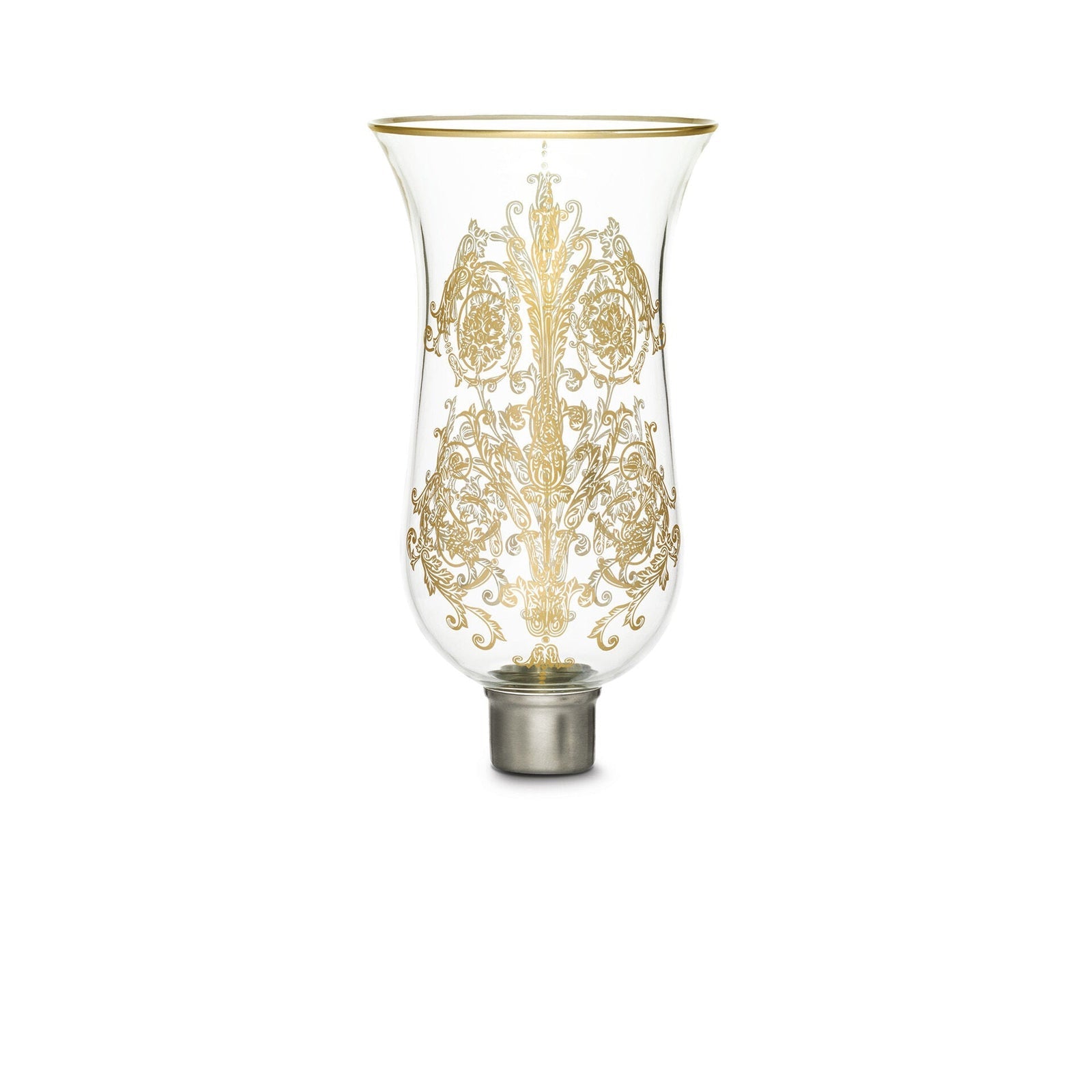 Baccarat Tulipe Hurricane Shade Flat Top Acanthus