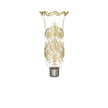 Baccarat Tulipe Hurricane Shade Scalloped Top Acanthus