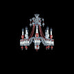 Baccarat Zénith Red Chandelier