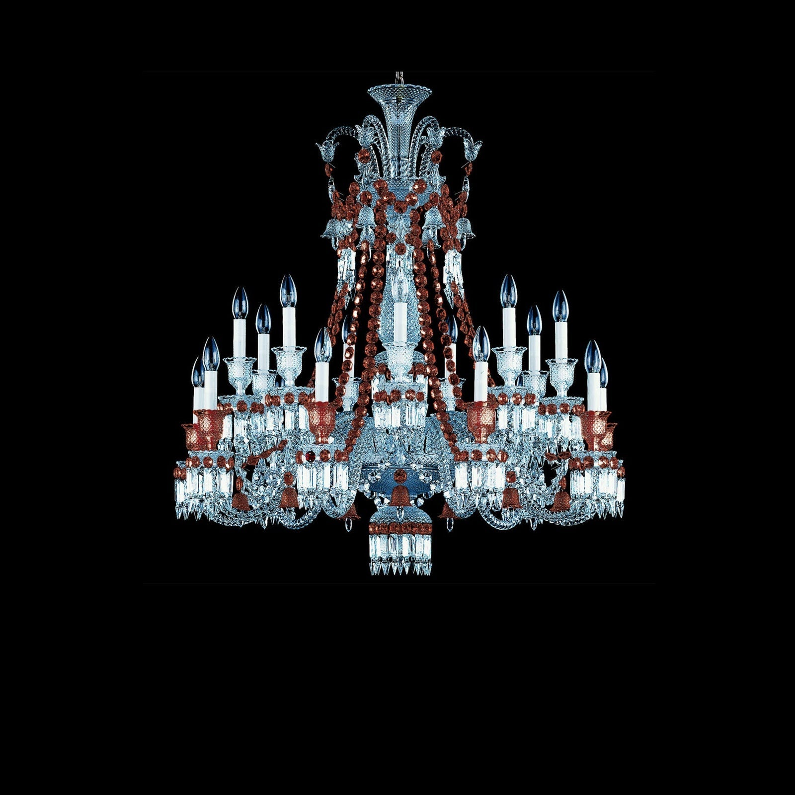 Baccarat Zénith Red Chandelier