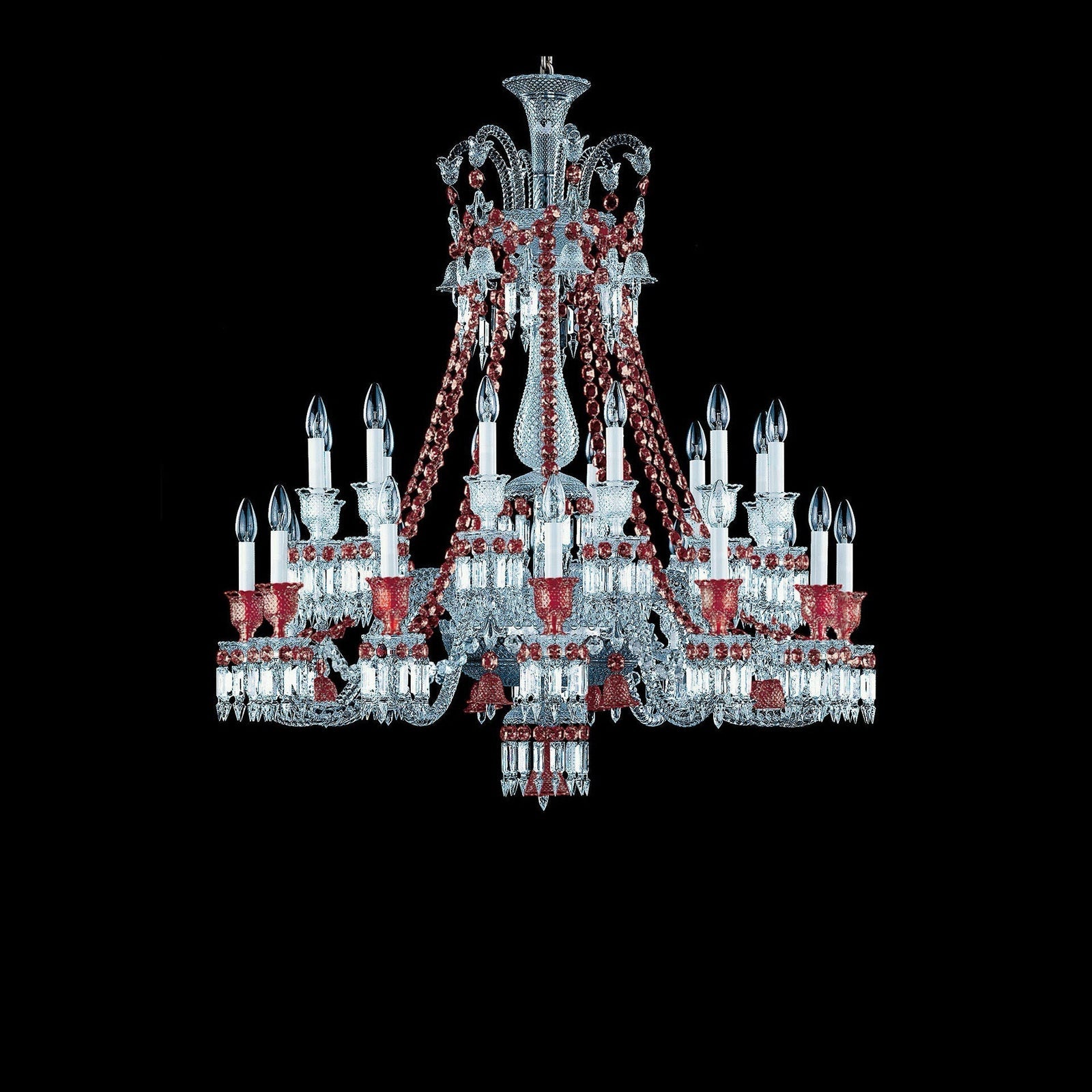 Baccarat Zénith Red Chandelier