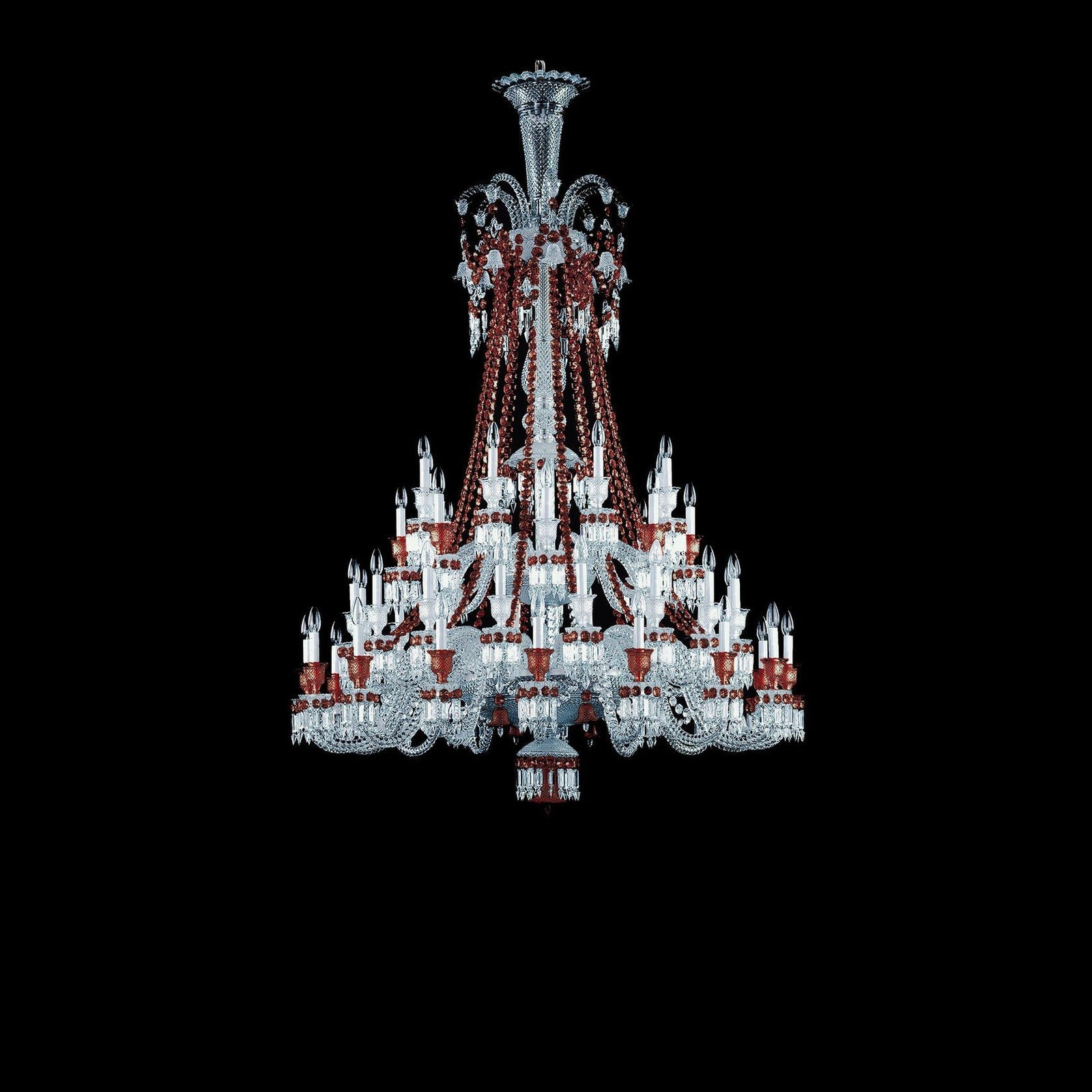 Baccarat Zénith Red Chandelier