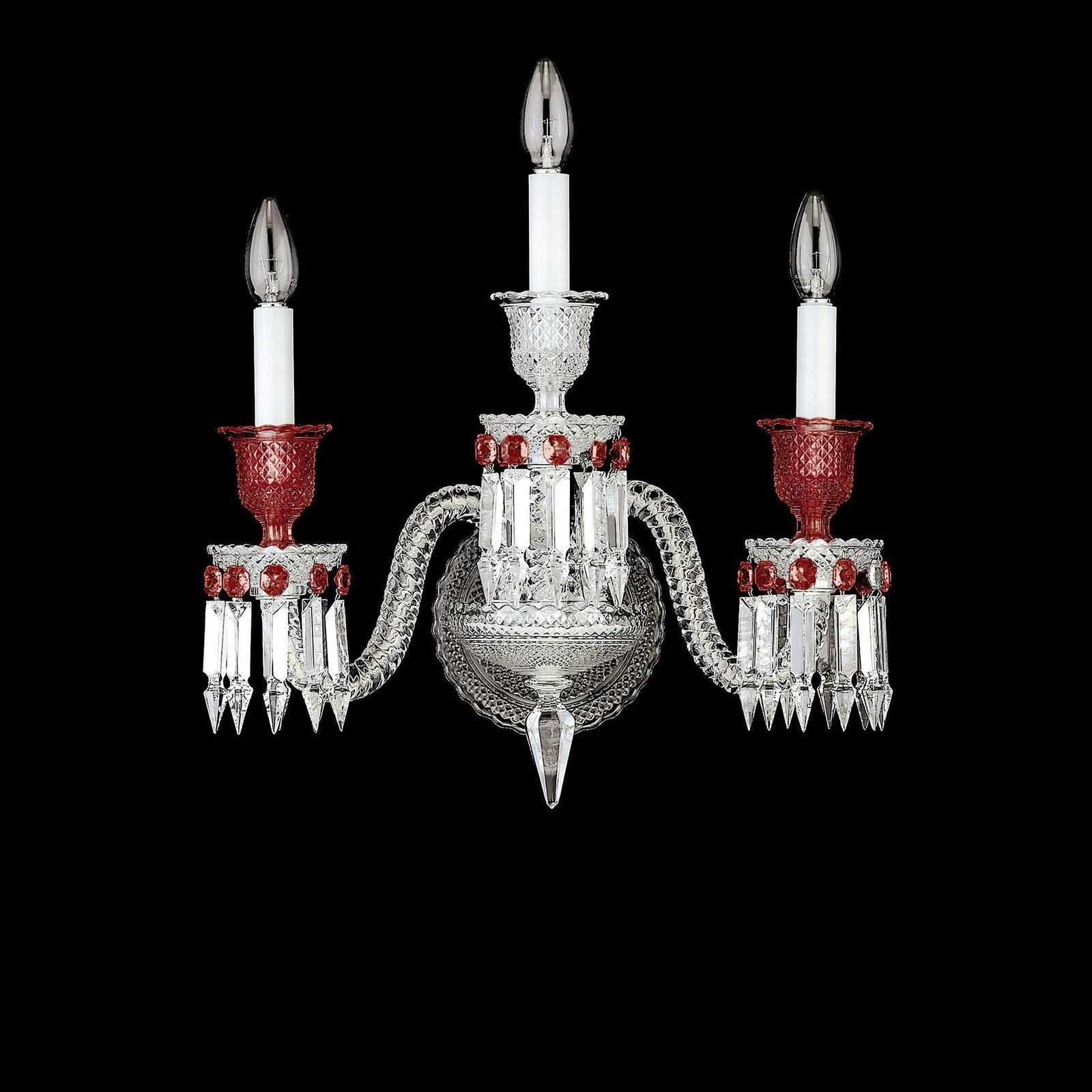Baccarat Zénith Red Wall Sconce
