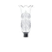 Baccarat Tulipe Hurricane Shade Scalloped Top Acanthus