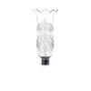 Baccarat Tulipe Hurricane Shade Scalloped Top Acanthus