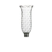 Baccarat Tulipe Hurricane Shade Scalloped Top Rice Grain