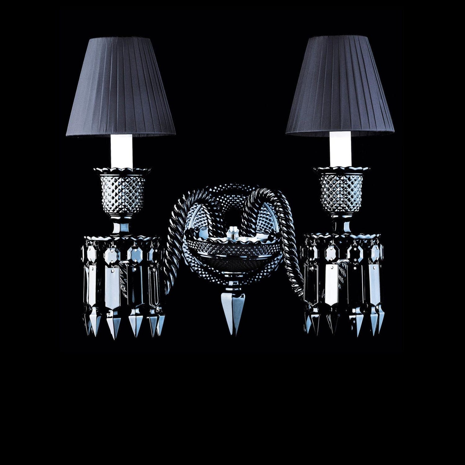 Baccarat Zénith Black Wall Sconce