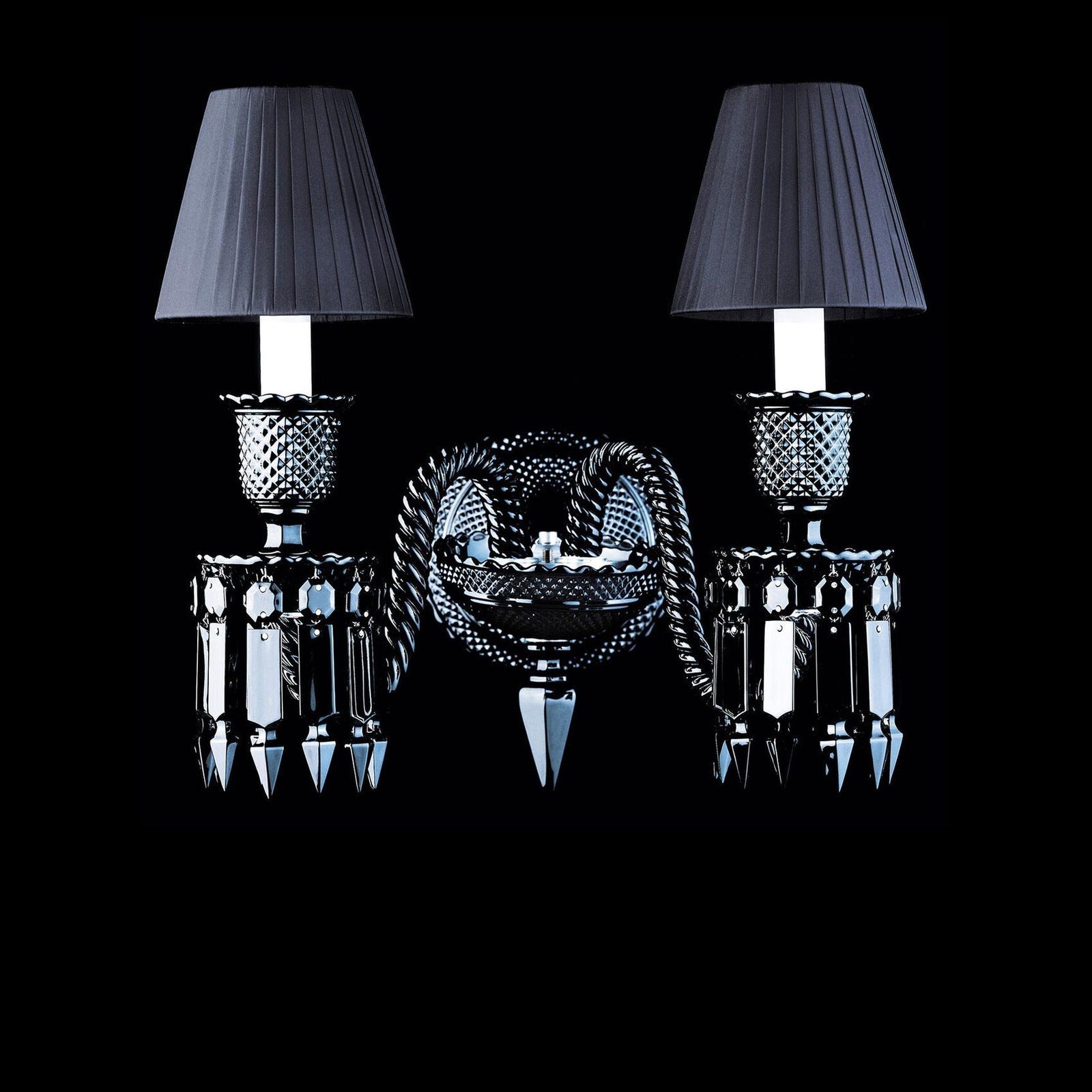 Baccarat Zénith Black Wall Sconce