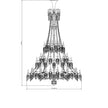Baccarat Zénith Chandelier Charleston