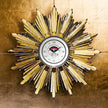 Baccarat Héritage Horloge Soleil Or
