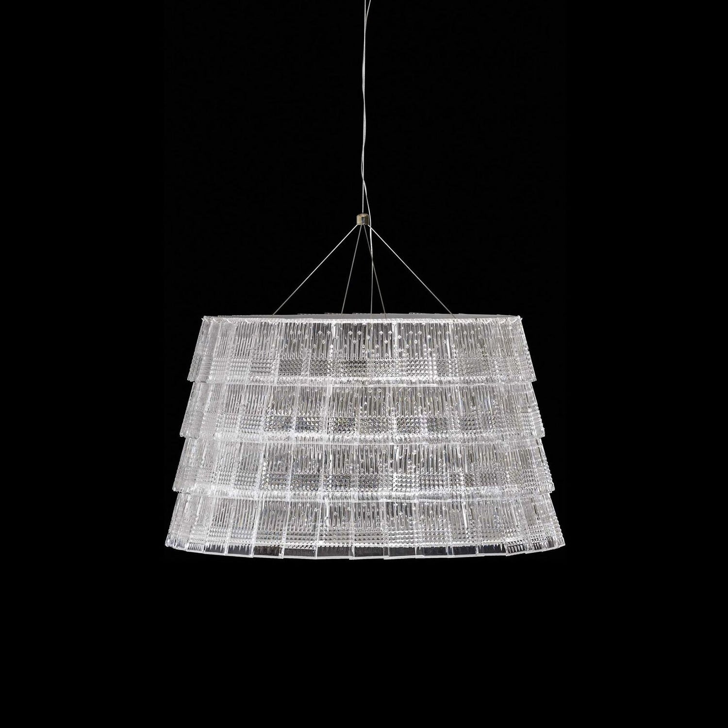 Baccarat Tuile De Cristal Chandelier