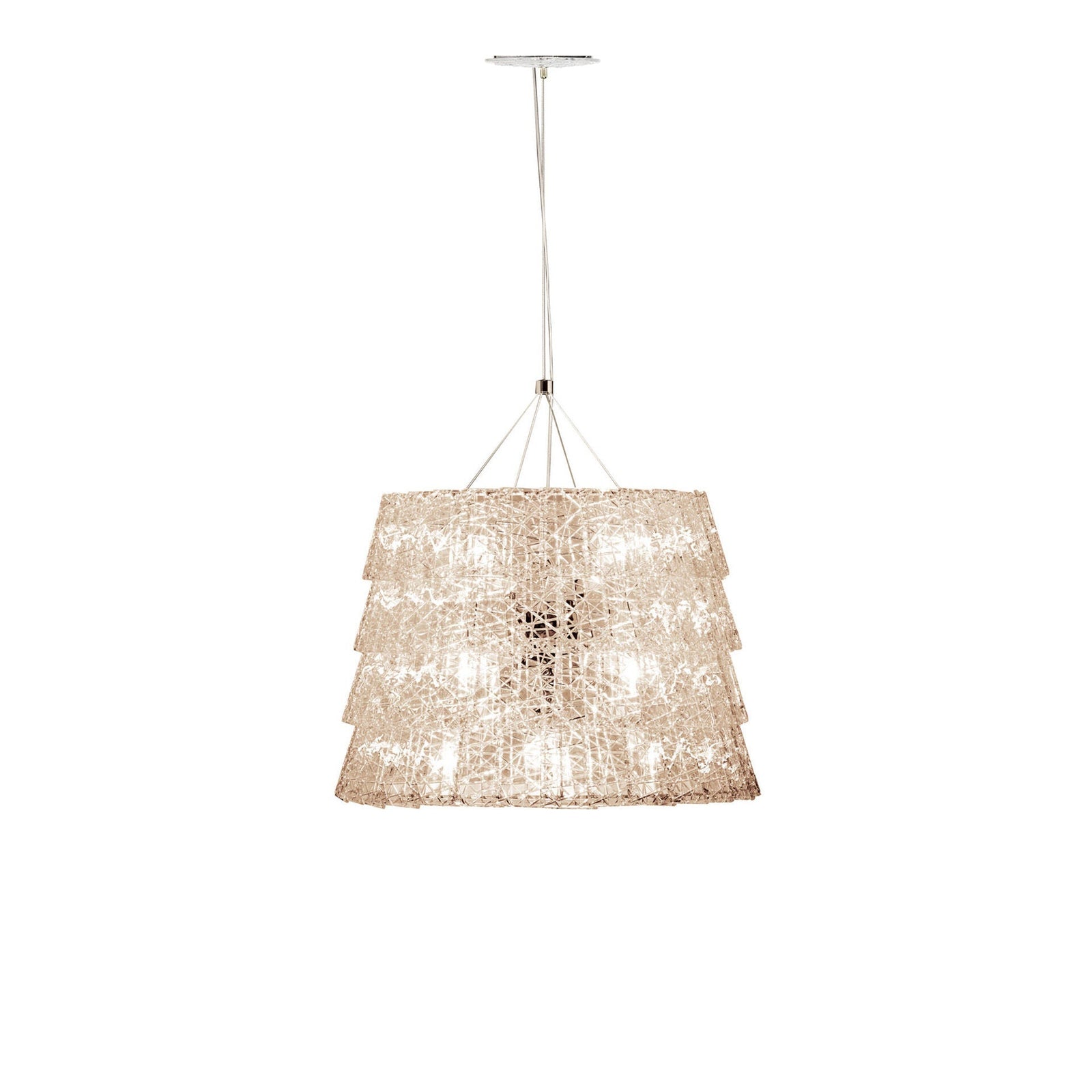 Baccarat Tuile De Cristal Chandelier