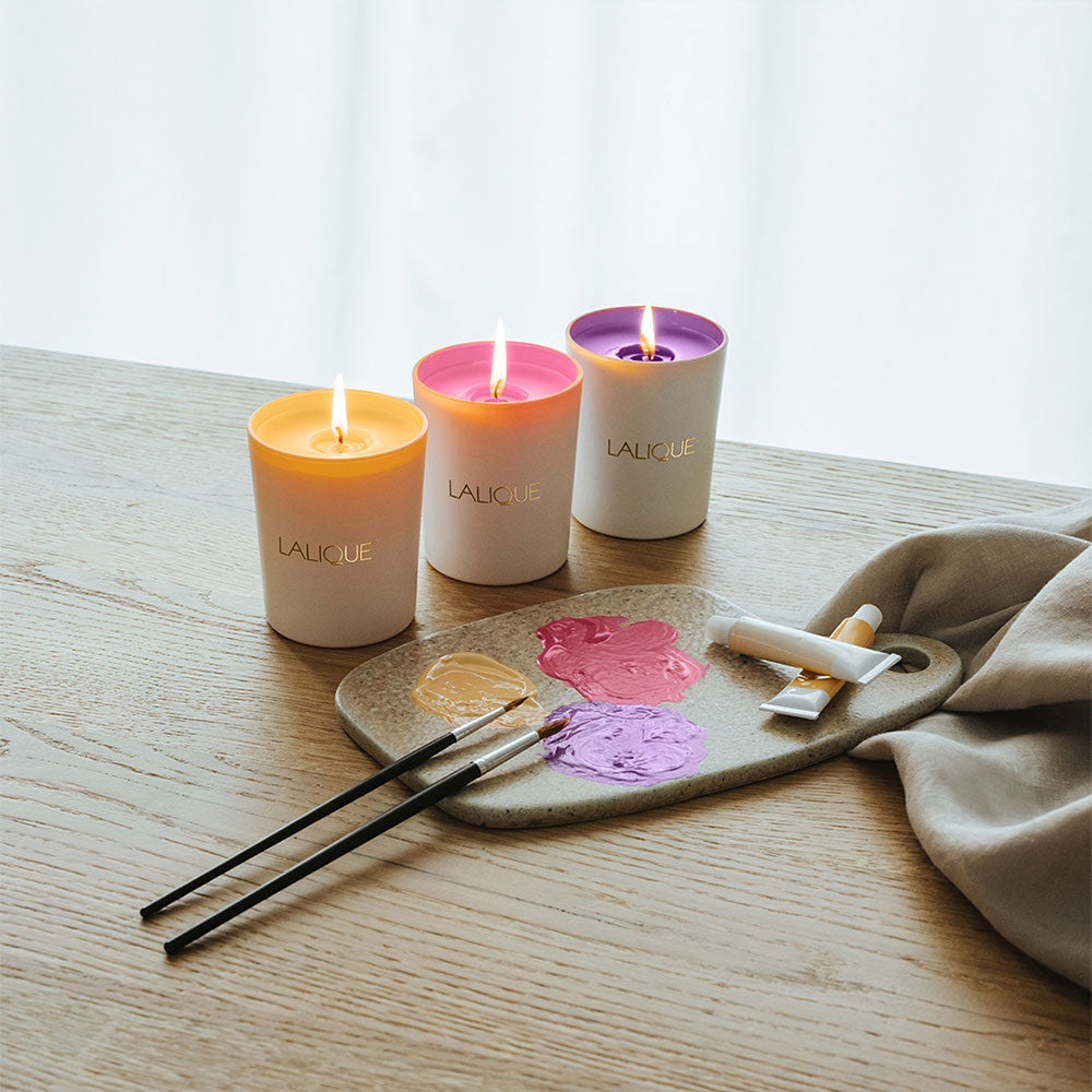 Lalique Les Compositions Parfumees Pink Paradise Scented Candle