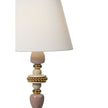 Lladro Firefly Table Lamp Pink and Golden Luster US