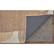 Feizy Pollock 8951F Modern Watercolor in Brown/Tan/Ivory