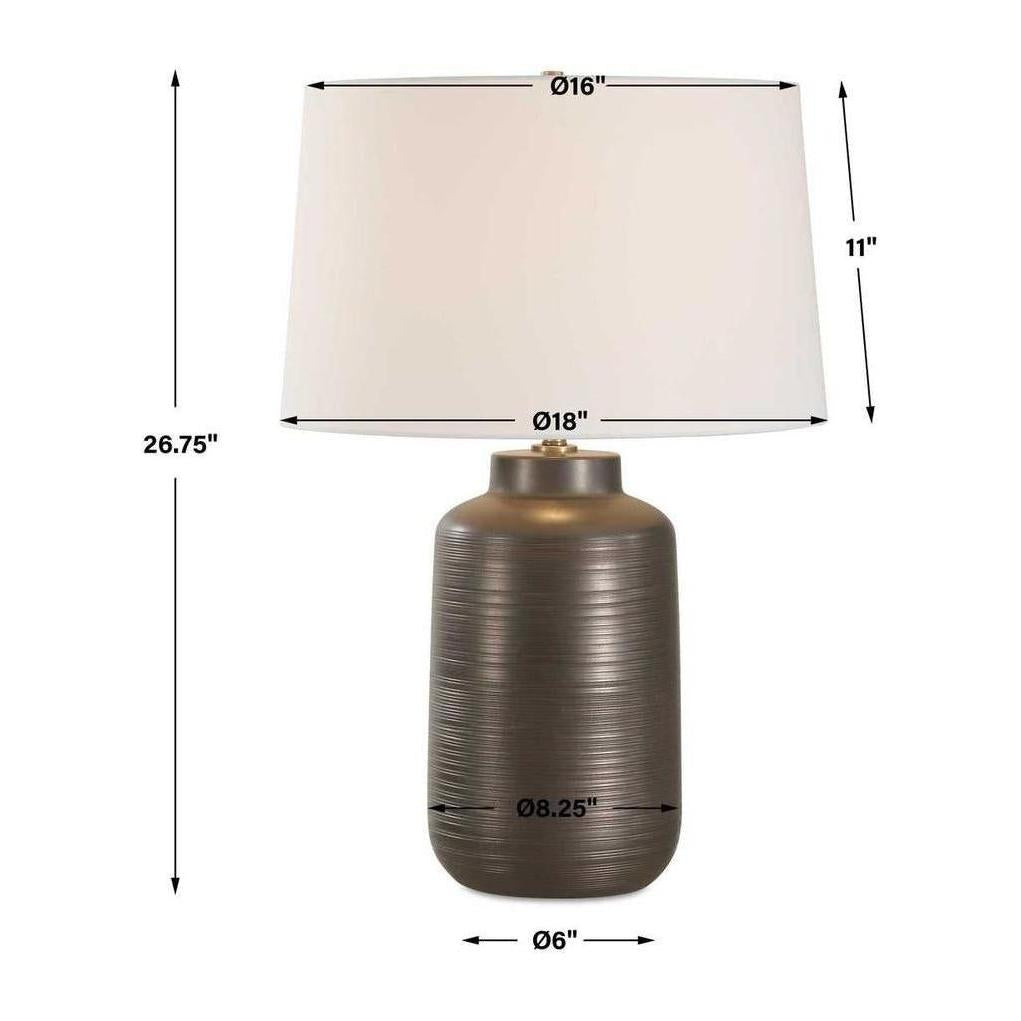 Uttermost Calderone Bronze Table Lamp